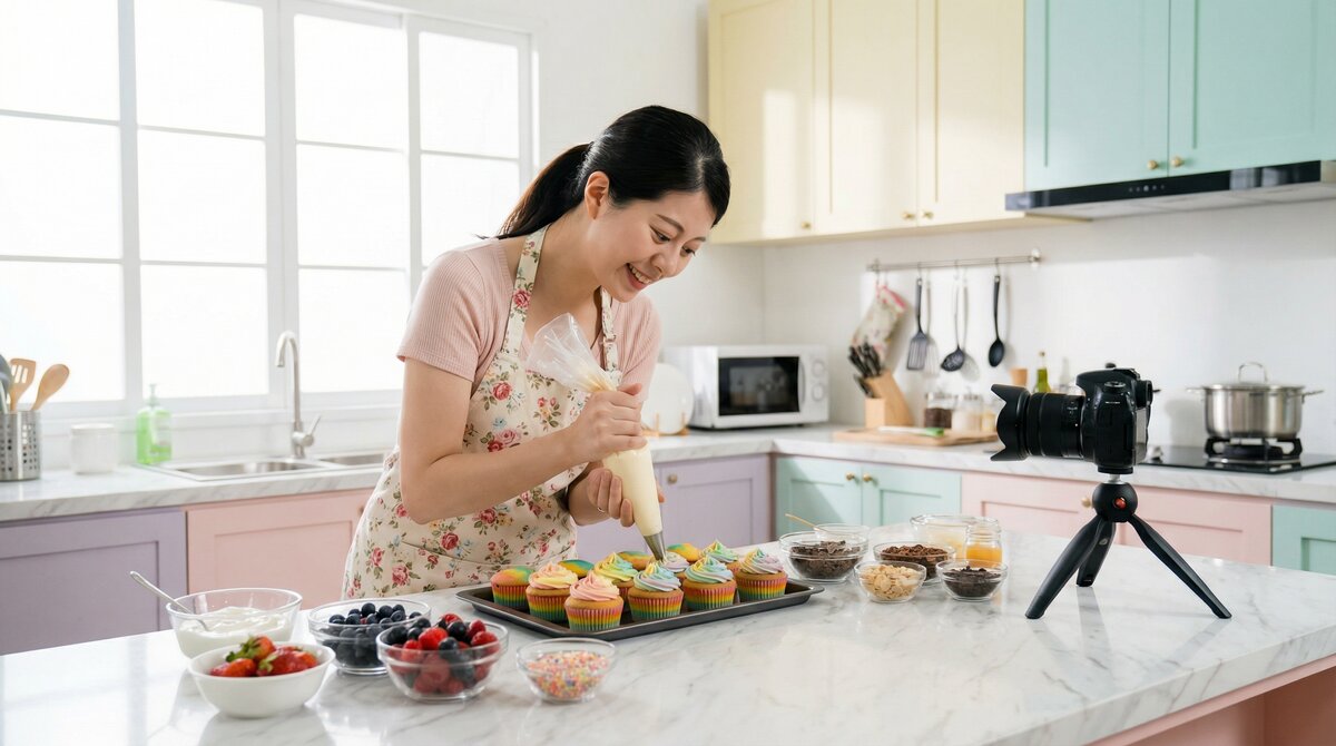 撸撸社美食视频